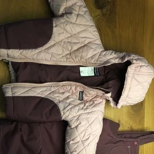 Patagonia winter baby jacket and snow pants